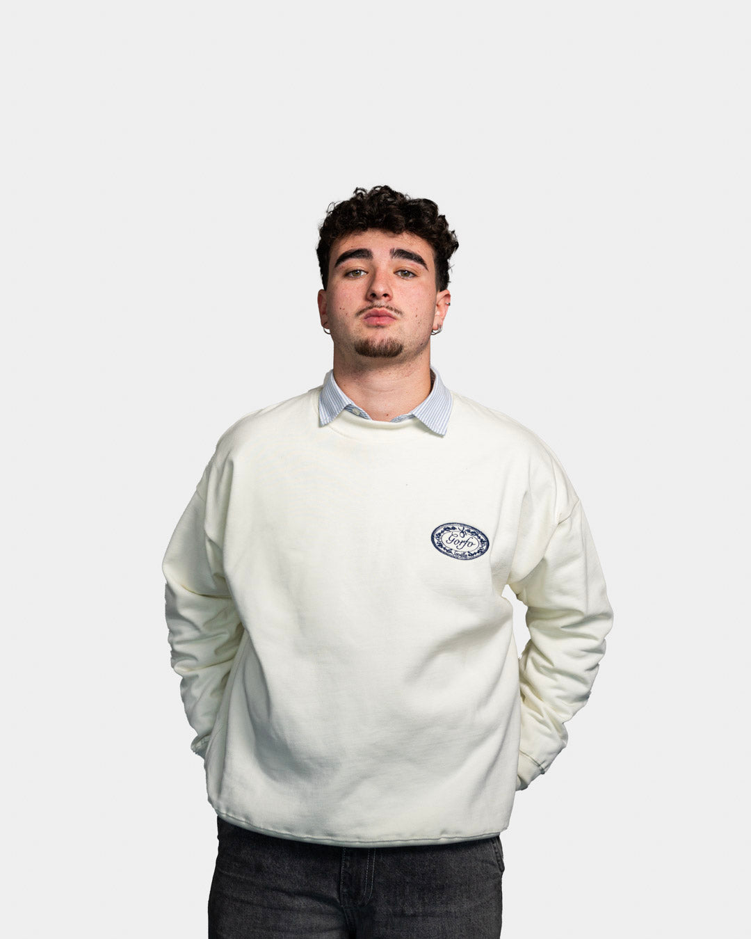 'SEVILLE IS SPECIAL' SWEATSHIRT - CREAM/WHITE
