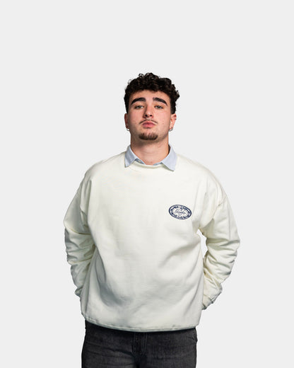 'SEVILLE IS SPECIAL' SWEATSHIRT - CREAM/WHITE