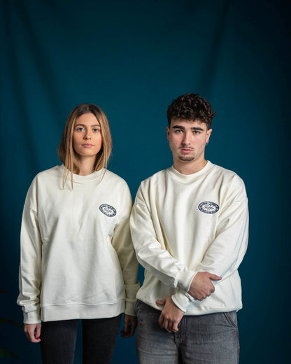 'SEVILLE IS SPECIAL' SWEATSHIRT - CREAM/WHITE