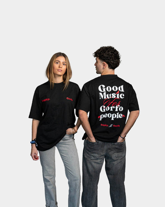 LOSPICY 'ONLY GOOD MUSIC' TEE - BLACK