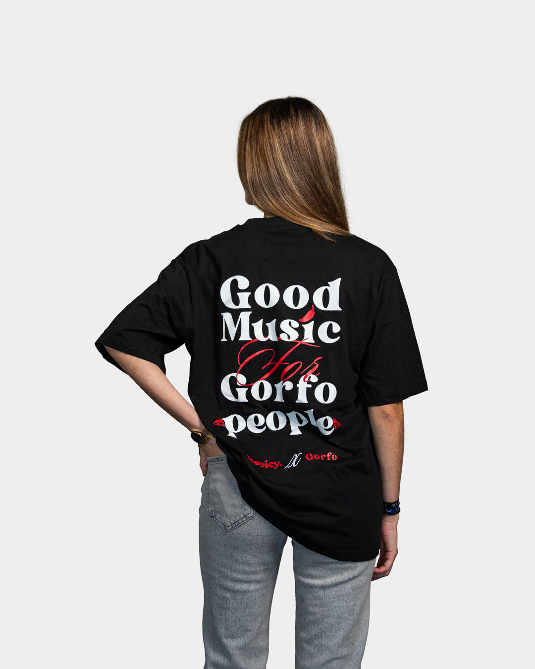 LOSPICY 'ONLY GOOD MUSIC' TEE - BLACK