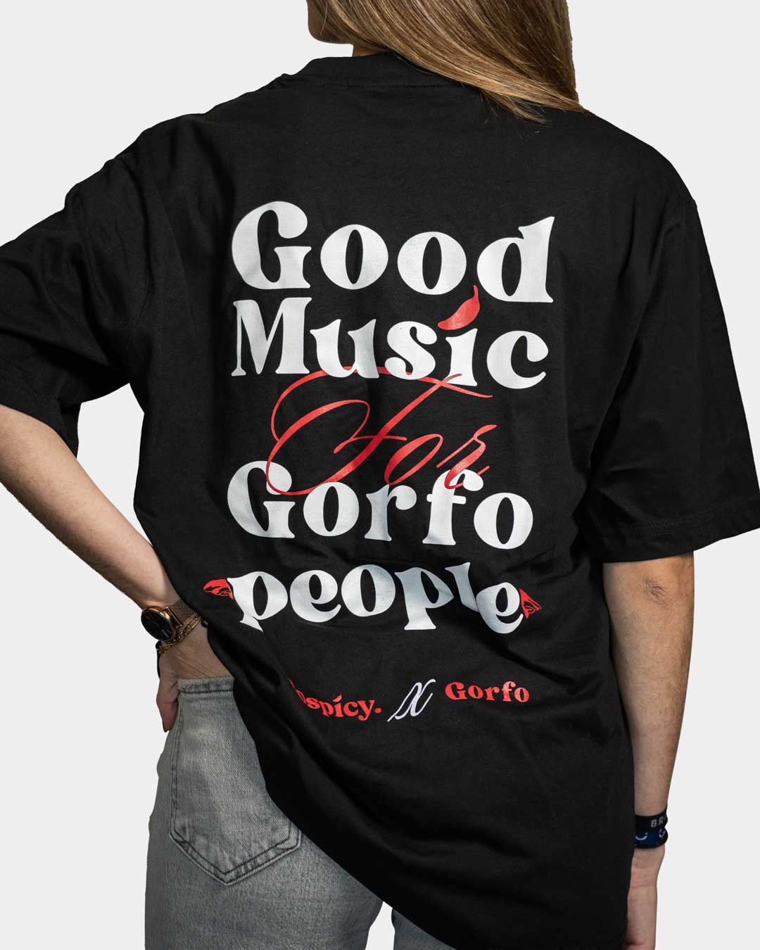LOSPICY 'ONLY GOOD MUSIC' TEE - BLACK