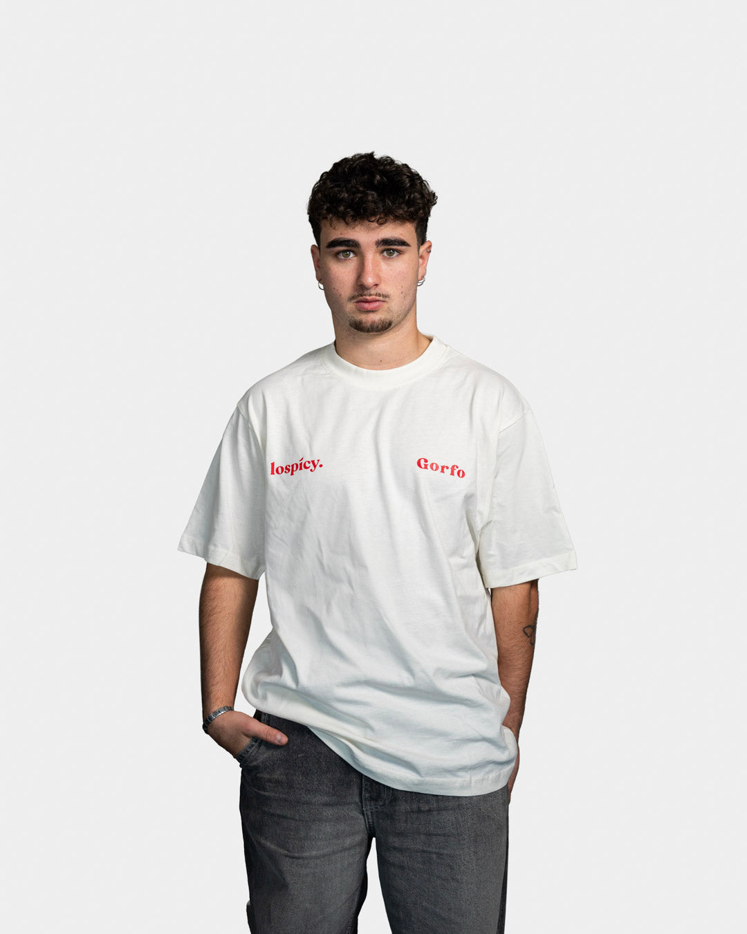 LOSPICY ‘ONLY GOOD MUSIC’ TEE – WHITE